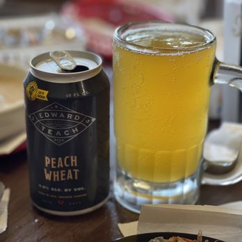 Riverview Cafe - Peach Wheat beer - Seafood Near Me - Sneads Ferry, North Carolina