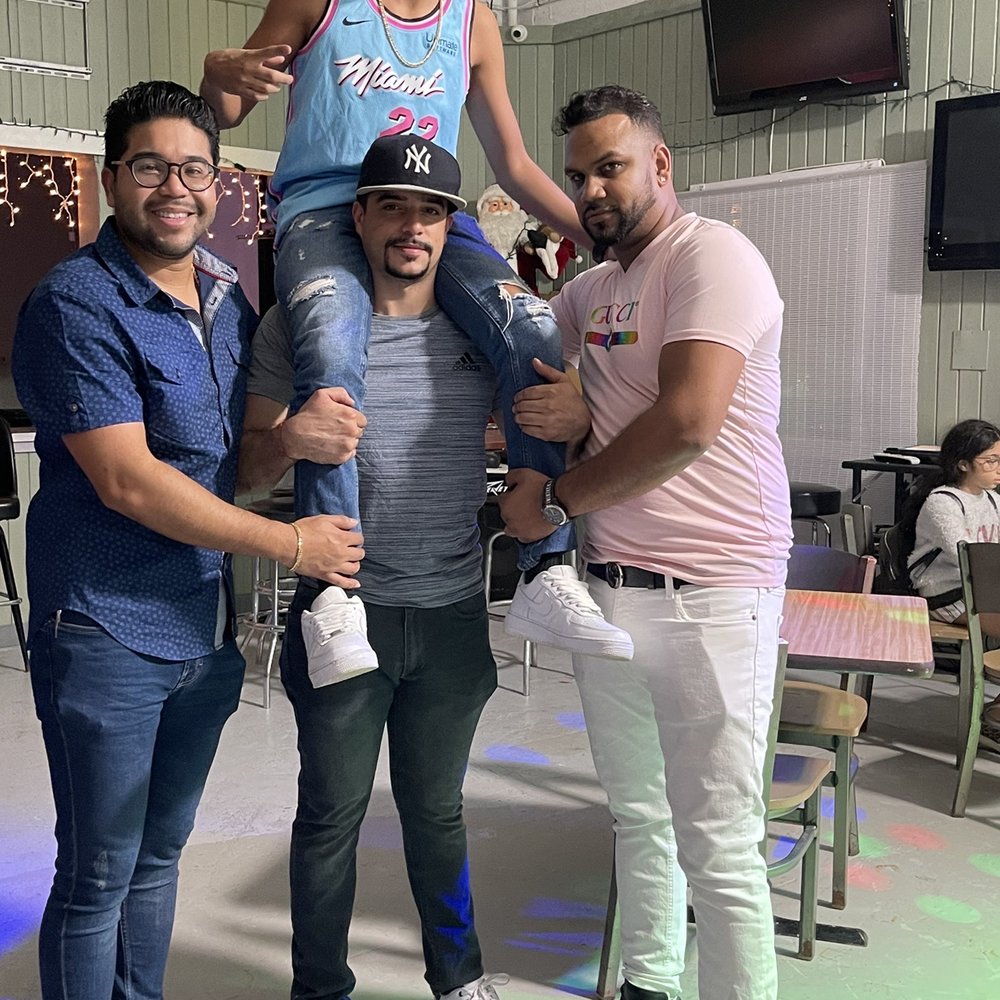 Magic 8 Sports Bar - One of the owners, my son, a friend and my self. - Pool Halls Near Me - Opa-locka, Florida Magic 8 Sports Bar - One of the owners, my son, a friend and my self. - Pool Halls Near Me - Opa-locka, Florida