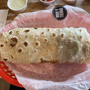 The Taco Stand - Mar y Tierra Burrito - Food Stands Near Me - La Jolla, California
