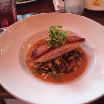 Millie's Diner - Pan seared salmon! Yuuummmmm!!! - New American Near Me - Richmond, Virginia