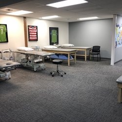 Complete Physical Therapy - Treatment tables - physical therapy treatment area.