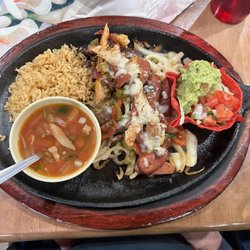Ericks Mexican Restaurant - Chicken beef sausage fajitas
