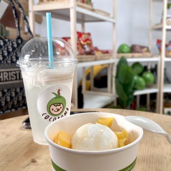 Coco Bomb - Coconut water & customize dessert - Cafes Near Me - San Diego, California