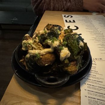 Faces Brewing - Brussel sprouts - Brewpubs Near Me - Malden, Massachusetts