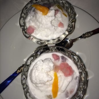 Coconut Rabbit - Dessert - it was like coconut ice milk with boba and fruit in it. - Thai Near Me - Los Alamitos, California