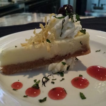 Mezzaluna - Cheesecake too pretty to eat. - New American Near Me - Fargo, North Dakota