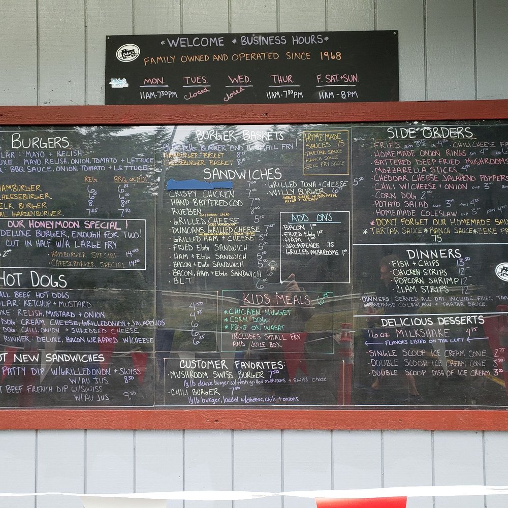 Zeke's Drive In - Menu 2021 - American Near Me - Gold Bar, Washington Zeke's Drive In - Menu 2021 - American Near Me - Gold Bar, Washington