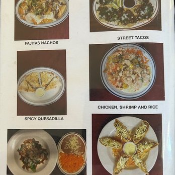 Lindo Veracruz - a menu for a mexican restaurant - Mexican Near Me - Chelsea, Oklahoma