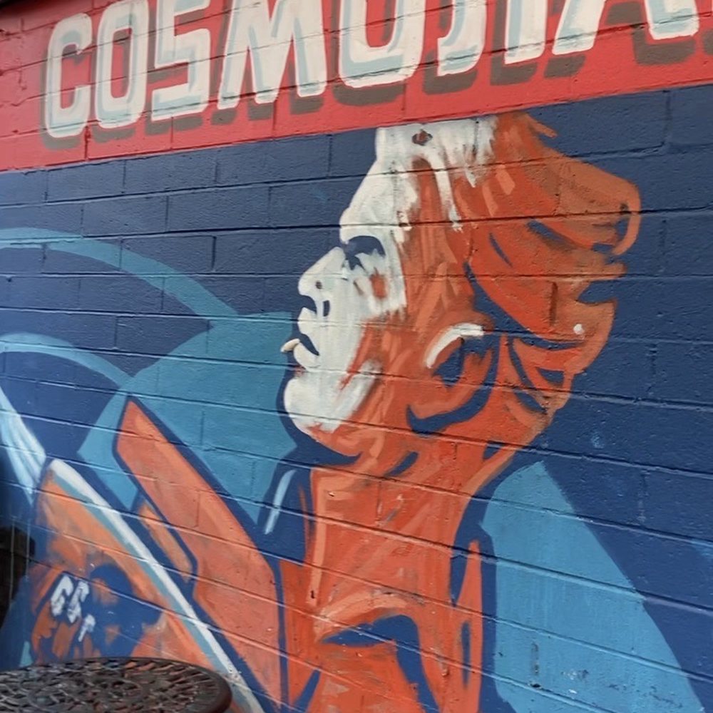 Cosmonaut Coffee - Mural on the outside of the building - Coffee & Tea Near Me - Tacoma, Washington Cosmonaut Coffee - Mural on the outside of the building - Coffee & Tea Near Me - Tacoma, Washington
