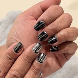 New black enamel and chrome set New black enamel and chrome set