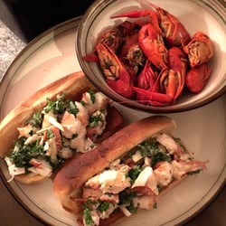 Kroger - Crawfish and homemade lobster rolls using their lobsters fresh from the tank!