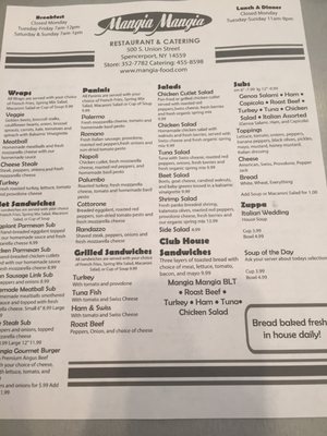 Menu photo 8 Mangia Mangia Spencerport, NY Menu photo 8 Mangia Mangia Spencerport, NY