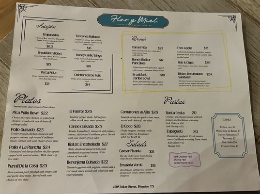 Menu photo 1 Flor y Miel Houston, TX Menu photo 1 Flor y Miel Houston, TX