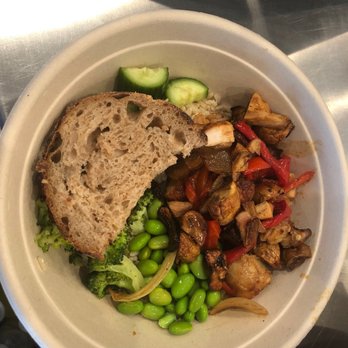 Leaf & Grain - Chicken teriyaki warm bowl - Salad Near Me - Houston, Texas Leaf & Grain - Chicken teriyaki warm bowl - Salad Near Me - Houston, Texas
