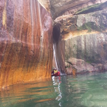 Paddling Michigan - Pictured rocks by kayak, the only way to experience it up close - Rafting/Kayaking Near Me - Munising, Michigan
