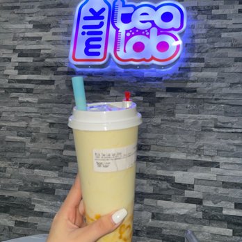 Milk Tea Lab - 7. Mango Lover $6.75 - Bubble Tea Near Me - San Jose, California