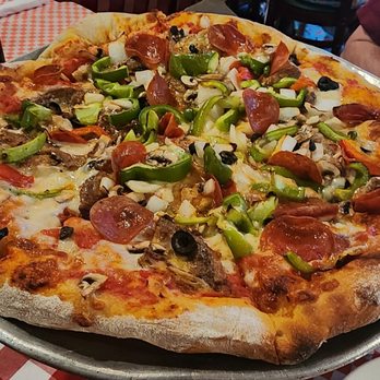 Cafe Corleone - Veggie pizza with pepperoni - Italian Near Me - Paramount, California Cafe Corleone - Veggie pizza with pepperoni - Italian Near Me - Paramount, California