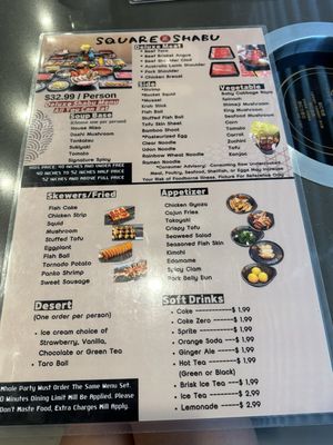 Menu photo 8 Square Shabu Spring Valley, NV Menu photo 8 Square Shabu Spring Valley, NV