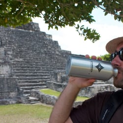 Strommen - A strommen teacher modeling a Strommen water-bottle in Mexico!