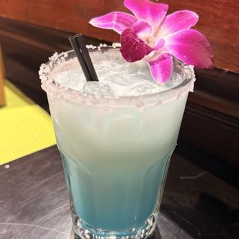 Mexiterranean Grill - Blue Coconut Margarita - Mediterranean Near Me - New York, New York