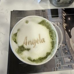 Latte matcha