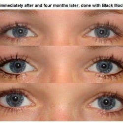 Permanent Cosmetics by Leah - New lightly done eyeliner. Before, immediately after and healed.