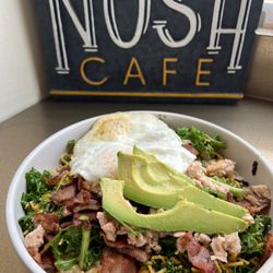Nosh Cafe - Added an egg and salmon to the breaky bowl!