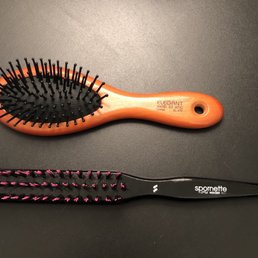 New hairbrushes - small one for my purse and one to tease some volume into my baby fine hair.