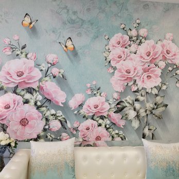 Up And Dry Wallpaper Installation - Reception area - Wallpapering Near Me