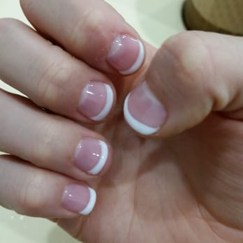 Happy Valley Nails & Spa - A shellac french manicure. I'm very happy how even they came out. - Nail Salons Near Me - Phoenix, Arizona Happy Valley Nails & Spa - A shellac french manicure. I'm very happy how even they came out. - Nail Salons Near Me - Phoenix, Arizona