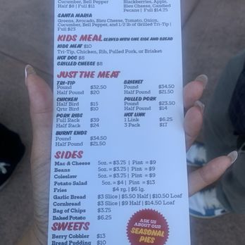Silver Creek Barbeque - Menu while in line - Barbeque Near Me - San Jose, California Silver Creek Barbeque - Menu while in line - Barbeque Near Me - San Jose, California