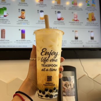 Teaspoon - Silky Mango - Bubble Tea Near Me - Redwood City, California