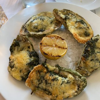 Vic's On the River - Oyster Rockefeller. - Seafood Near Me - Savannah, Georgia Vic's On the River - Oyster Rockefeller. - Seafood Near Me - Savannah, Georgia