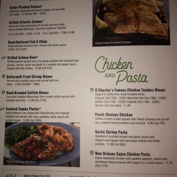 O'Charley's Restaurant & Bar - menu - American Near Me - Morristown, Tennessee