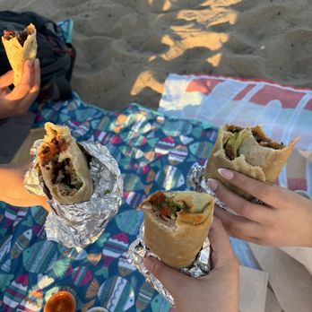 Tacos 1986 - (top left burrito is homeade-- ignore) other 3 were bomb! middle was al pastor con todo - Tacos Near Me - Santa Monica, California Tacos 1986 - (top left burrito is homeade-- ignore) other 3 were bomb! middle was al pastor con todo - Tacos Near Me - Santa Monica, California