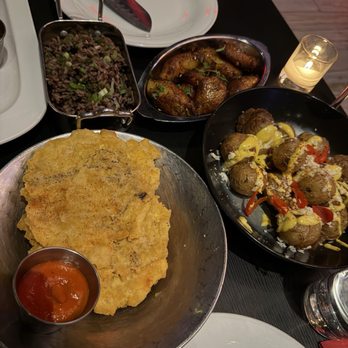 Ventanas Restaurant and Lounge - Tostones, crispy potatoes, Maduros, and another dish! - Cuban Near Me - Fort Lee, New Jersey Ventanas Restaurant and Lounge - Tostones, crispy potatoes, Maduros, and another dish! - Cuban Near Me - Fort Lee, New Jersey