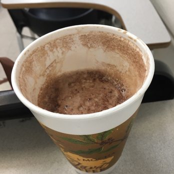 Aloha Java - Almost half empty hot chocolate. Not one sip taken. Half of it was foam. - Cafes Near Me - Fullerton, California