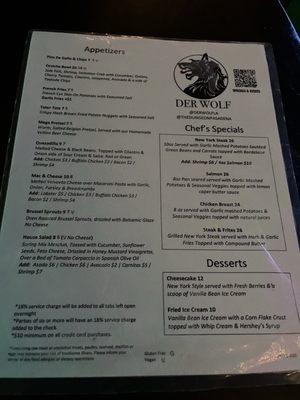 Menu photo 5 Der Wolf Pasadena, CA
