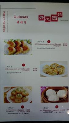 Menu photo 2 Happy Noodles Lisboa, 20 Menu photo 2 Happy Noodles Lisboa, 20