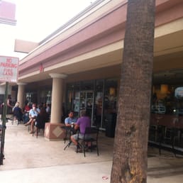 Outside patio seating
