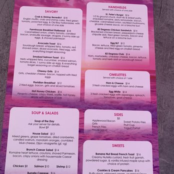 82 Degrees - Brunch menu - Seafood Near Me - St. Pete Beach, Florida 82 Degrees - Brunch menu - Seafood Near Me - St. Pete Beach, Florida