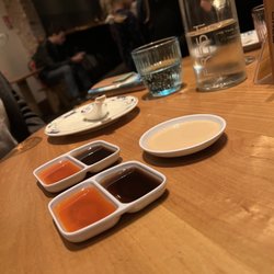 Smoked sriracha, tamari and sesame dipping sauce