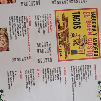 El Buen Gusto - Menu - Mexican Near Me - Puerto Vallarta, JAL