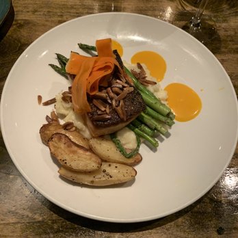Gather in Jackson Hole - Pan Seared Salmon - New American Near Me - Jackson, Wyoming