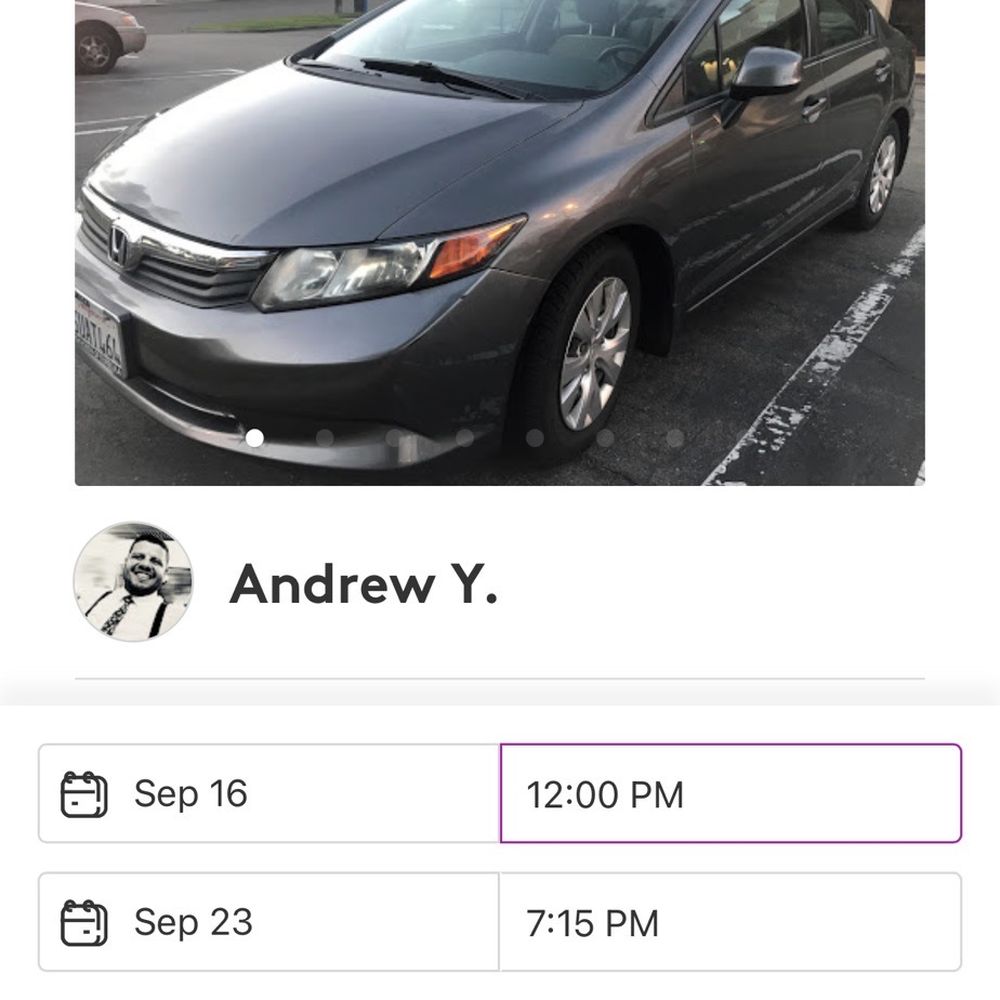 Getaround - The amount I had to pay before the deposit fee - Car Share Services Near Me