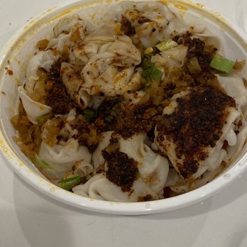 White Bear - Chili oil wontons - Chinese Near Me - Flushing, New York White Bear - Chili oil wontons - Chinese Near Me - Flushing, New York