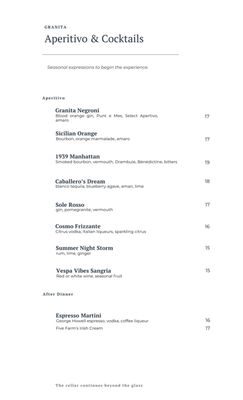 Menu photo 4 Granita Enoteca Keene, NH