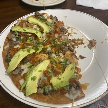 Three Amigos Restaurante - Mexican Pizza with Carne Asada (was so delicious I forgot to get a picture before I dug in) - Mexican Near Me - Little Rock, Arkansas Three Amigos Restaurante - Mexican Pizza with Carne Asada (was so delicious I forgot to get a picture before I dug in) - Mexican Near Me - Little Rock, Arkansas