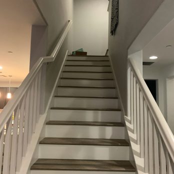 Straight Up Stairs - Old traditional rails - General Contractors Near Me Straight Up Stairs - Old traditional rails - General Contractors Near Me