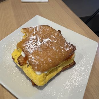 Lancaster Beignet - Bacon Egg and Cheese Beignet Sandwich - Cafes Near Me - Lancaster, Pennsylvania Lancaster Beignet - Bacon Egg and Cheese Beignet Sandwich - Cafes Near Me - Lancaster, Pennsylvania